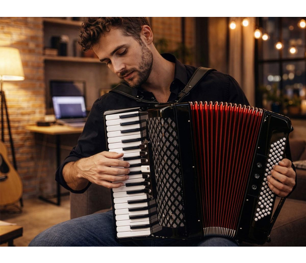 MusicMate Akordeon 37/80 MM-AK80 HarmonyMaster - 1588115 - zdjęcie 15